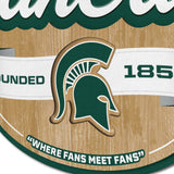 Michigan State Spartans 3D Fan Cave Sign