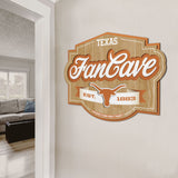 Texas Longhorns 3D Fan Cave Sign