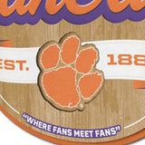 Clemson Tigers 3D Fan Cave Sign