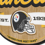 Pittsburgh Steelers 3D Fan Cave Sign