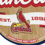 St. Louis Cardinals 3D Fan Cave Sign