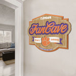 Clemson Tigers 3D Fan Cave Sign