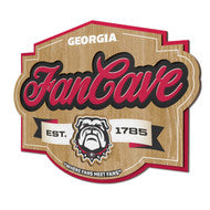 Georgia Bulldogs 3D Fan Cave Sign