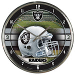 Las Vegas Raiders Chrome Clock