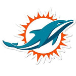 Miami Dolphins 3D Decal Die Cut 8-inch sheet