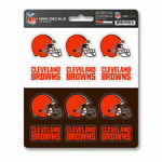 Cleveland Browns Mini 12 Pack Decal  Set