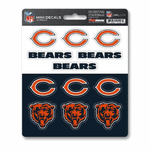 Chicago Bears Mini 12 Pack Decals Set